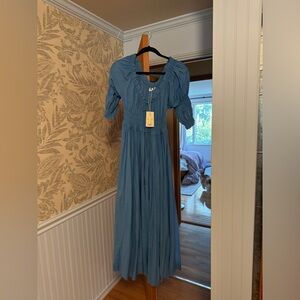 DÔEN Ischia Dress Medallion Blue